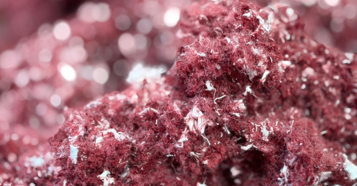 Detalle macro del material regenerativo